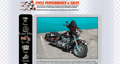 Desktop Screenshot of cycleperformanceinc.com